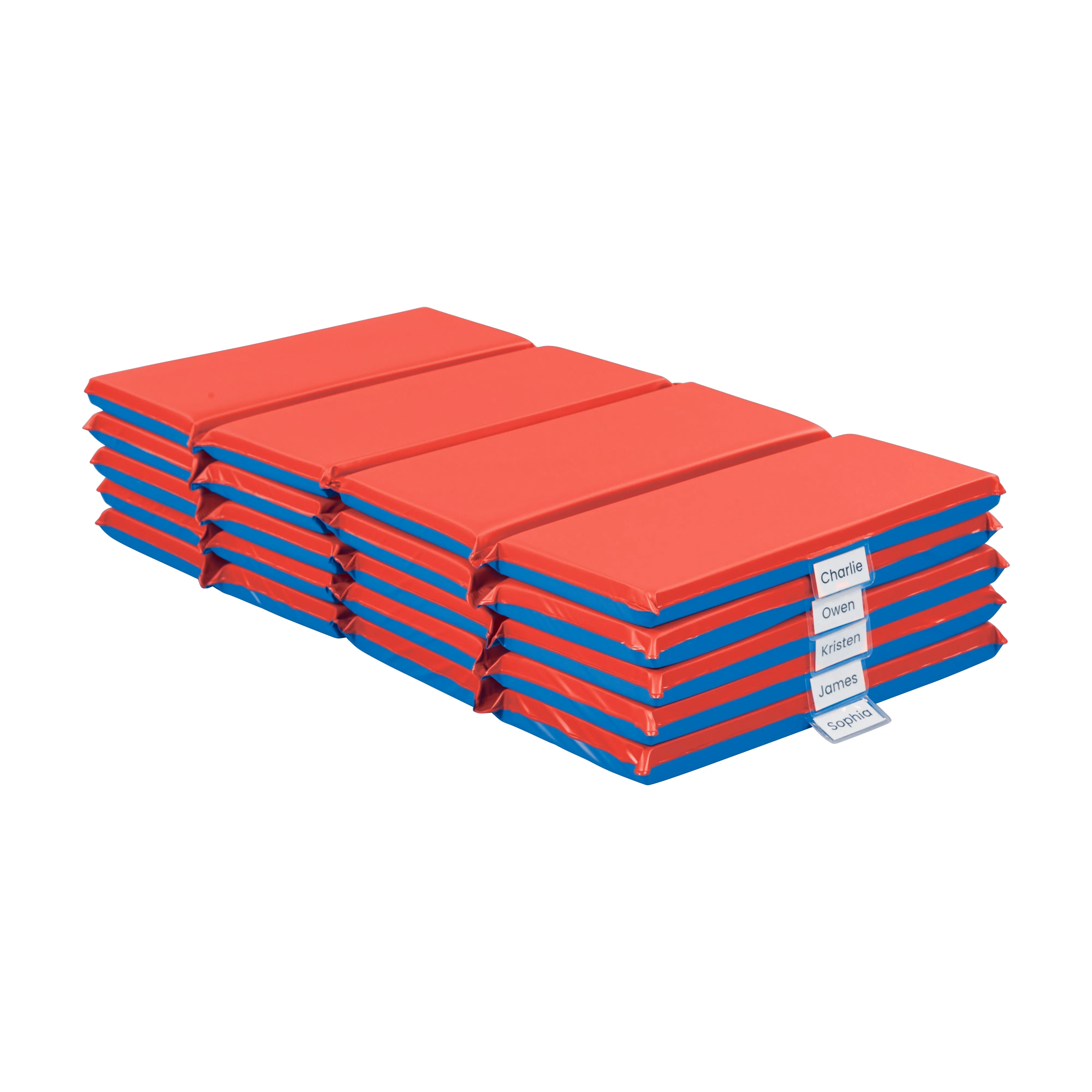 Premium Rest Mat, 5-Pack - Red/Blue