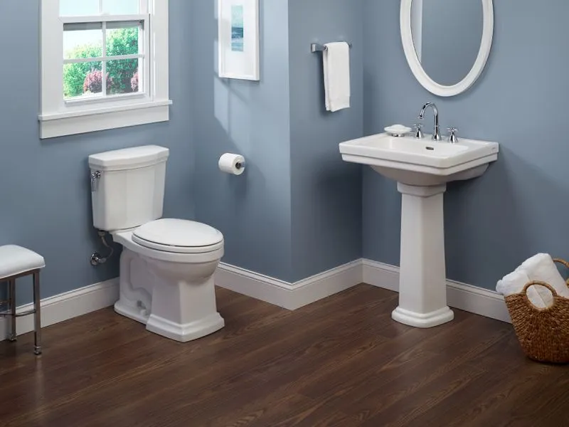 Promenade II Elongated 1 gpf Two-Piece Toilet in Cotton White