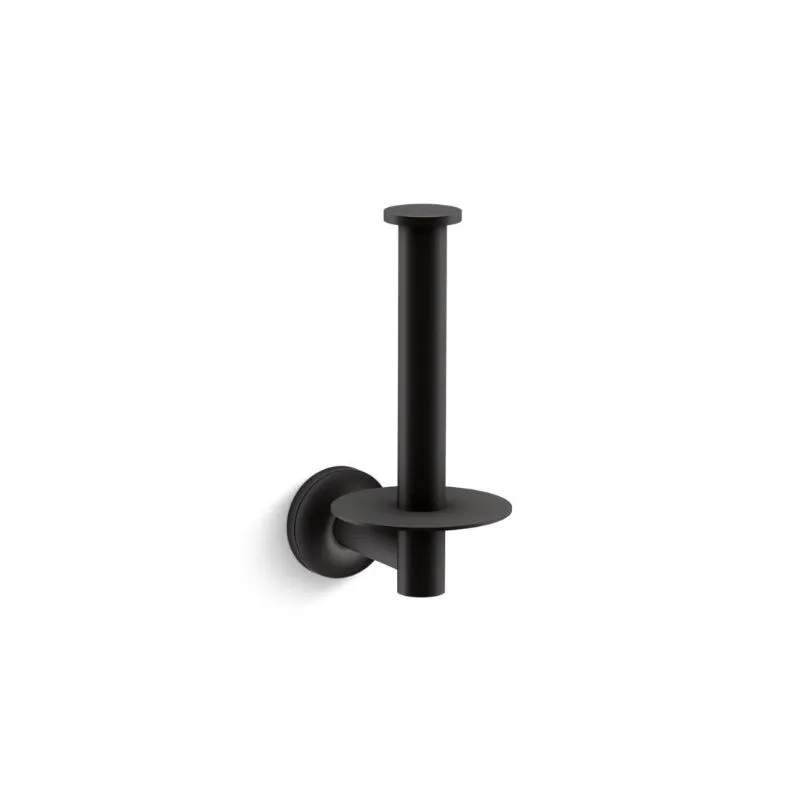 Purist 4.31" Toilet Paper Holder in Matte Black