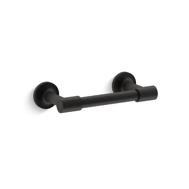 Purist 8.19" Toilet Paper Holder in Matte Black