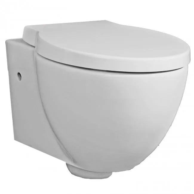 Round Wall-Hung Toilet 1.2 GPF in White (SEAT SOLD SEPARATELY)