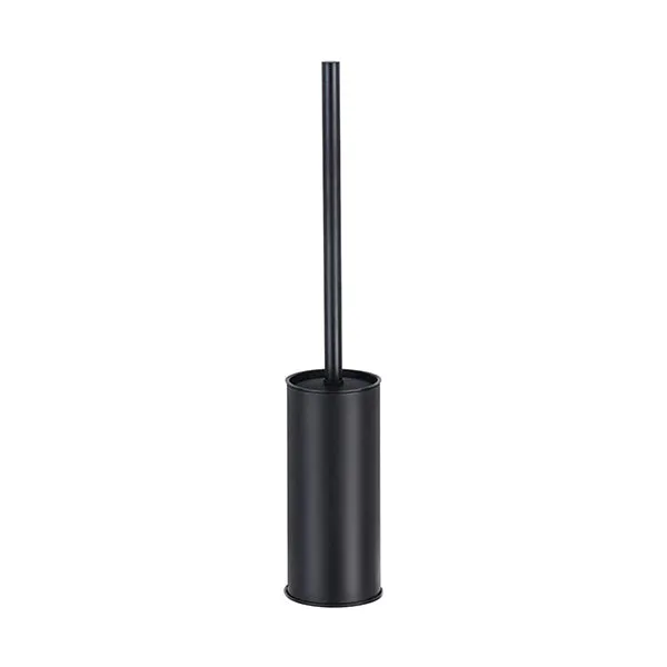 Stainless Steel 304 Rubber Painted Black Toilet Brush Cleaning Tool Holder with Toilet Brush