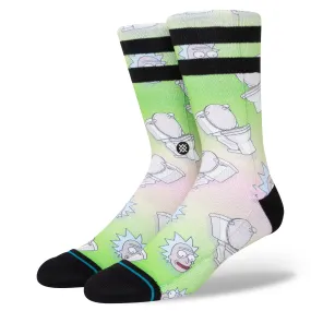 Stance Rick & Morty The Seat Crew Socks - Multi