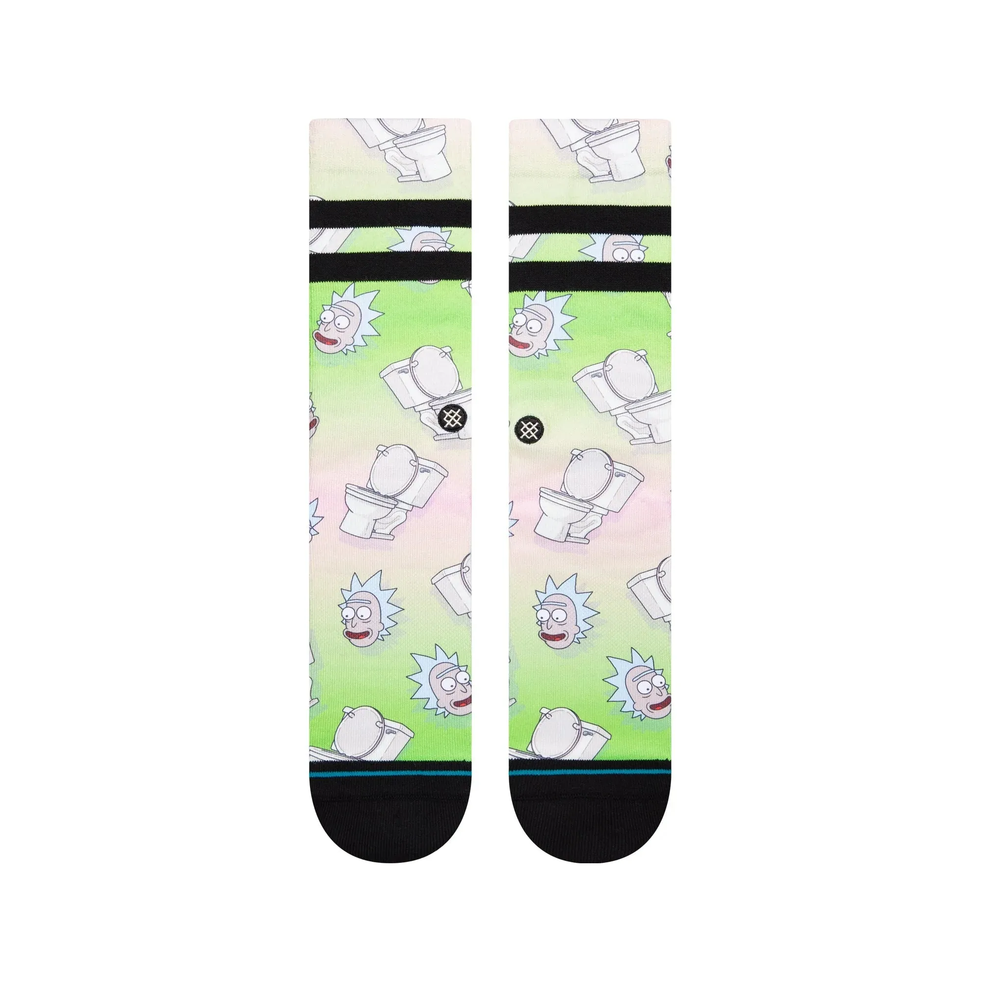 Stance Rick & Morty The Seat Crew Socks - Multi