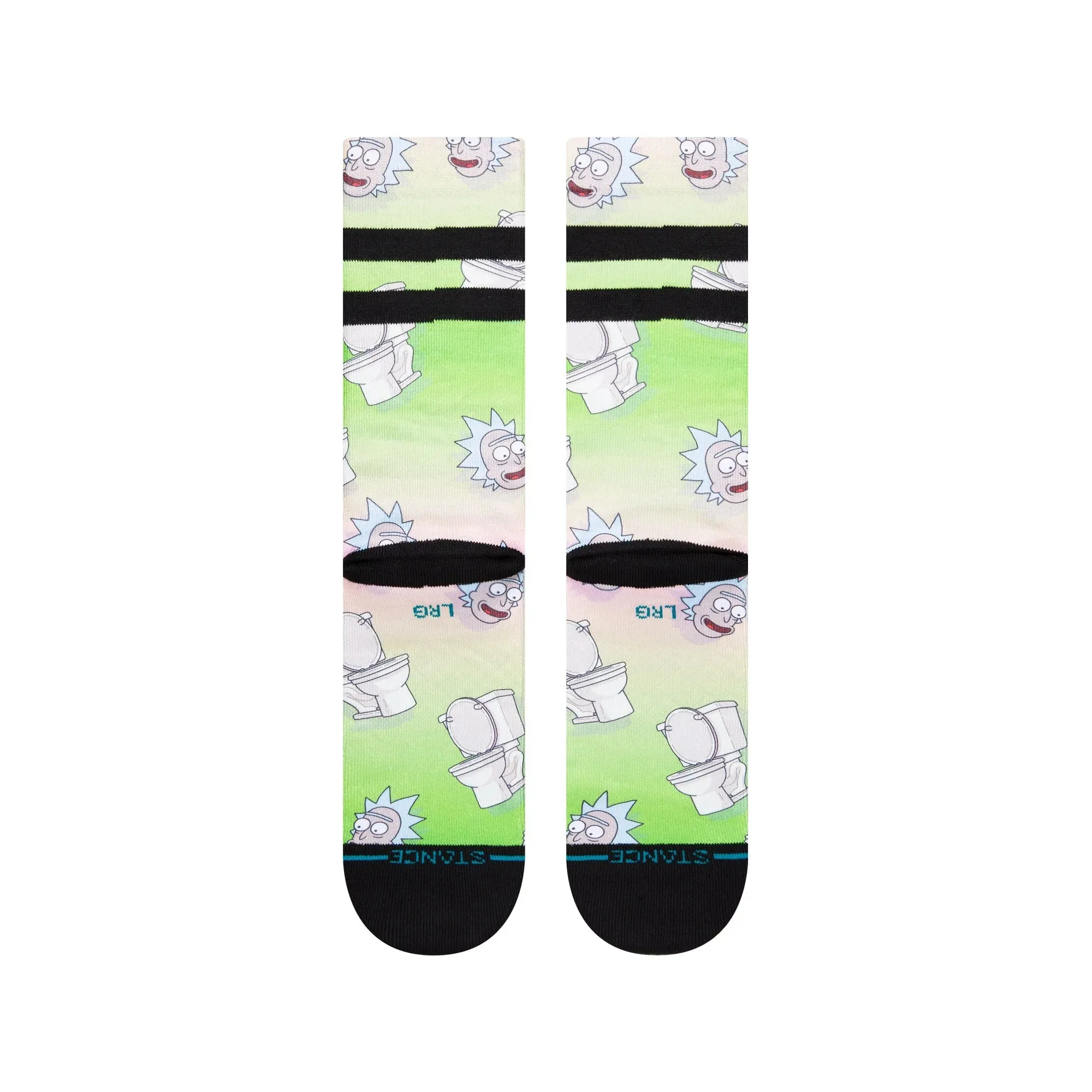 Stance Rick & Morty The Seat Crew Socks - Multi