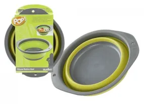 Summit Pop Space Saver Bowl 24cm  Lime/Grey