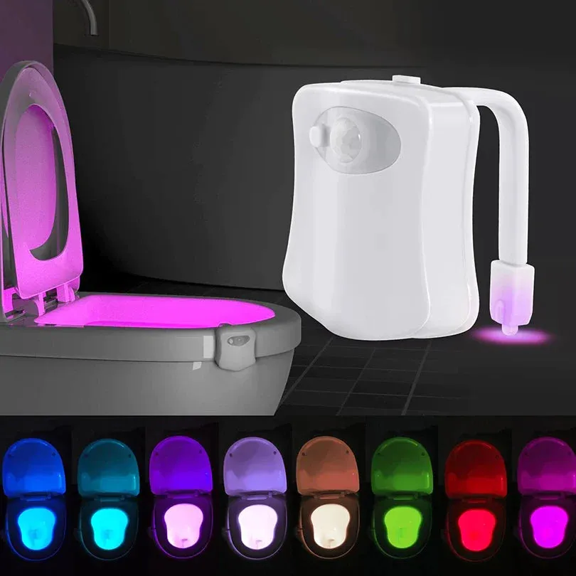 Toilet Night Light PIR Motion Sensor Toilet Lights LED Washroom Night Lamp  Toilet Bowl Lighting For Bathroom Washroom