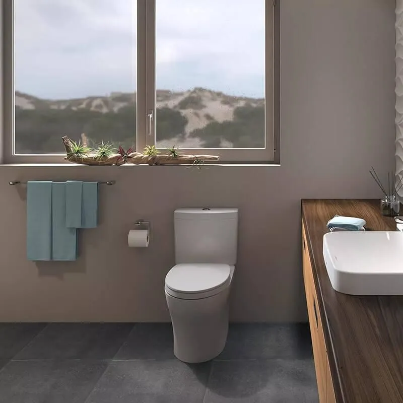 TOTO Aquia® IV Two-Piece Toilet - 1.28 GPF & 0.9 GPF - Universal Height