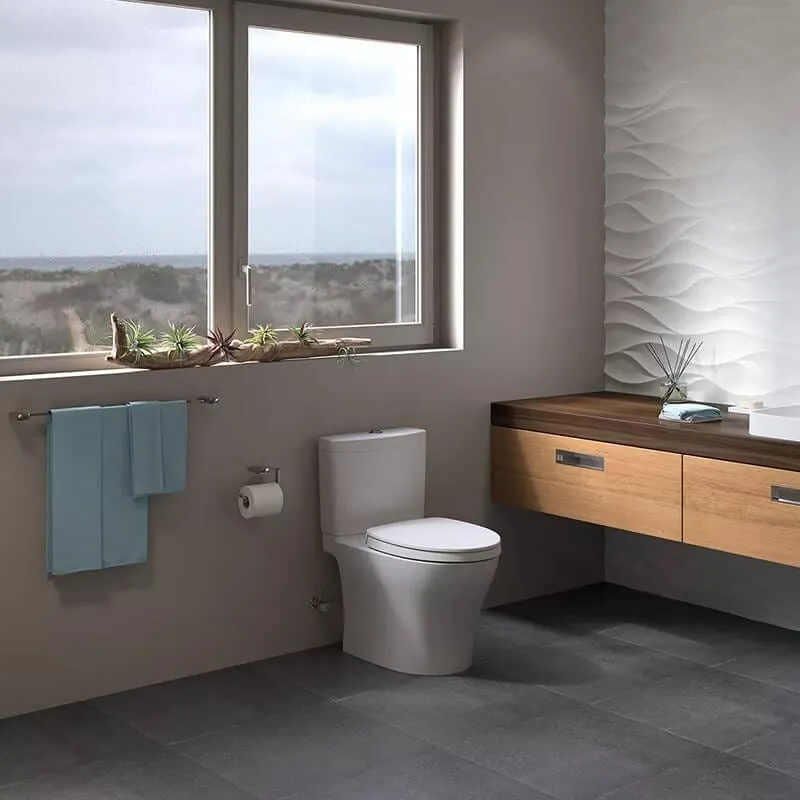 TOTO Aquia® IV Two-Piece Toilet - 1.28 GPF & 0.9 GPF - Universal Height