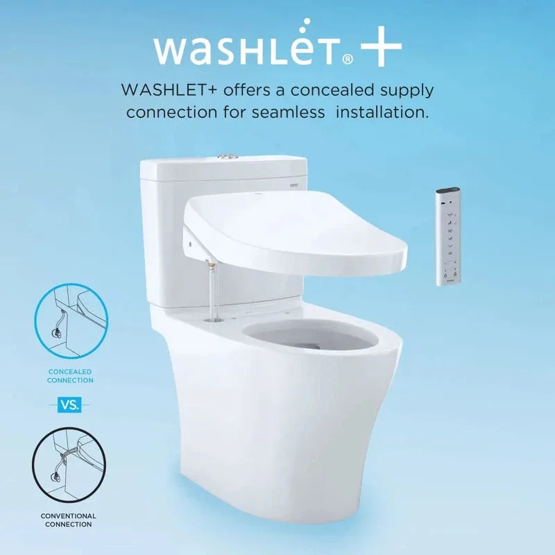 TOTO Aquia IV Washlet  S550E One-Piece 1.28 GPF & 0.9 GPF Bidet Toilet Combo