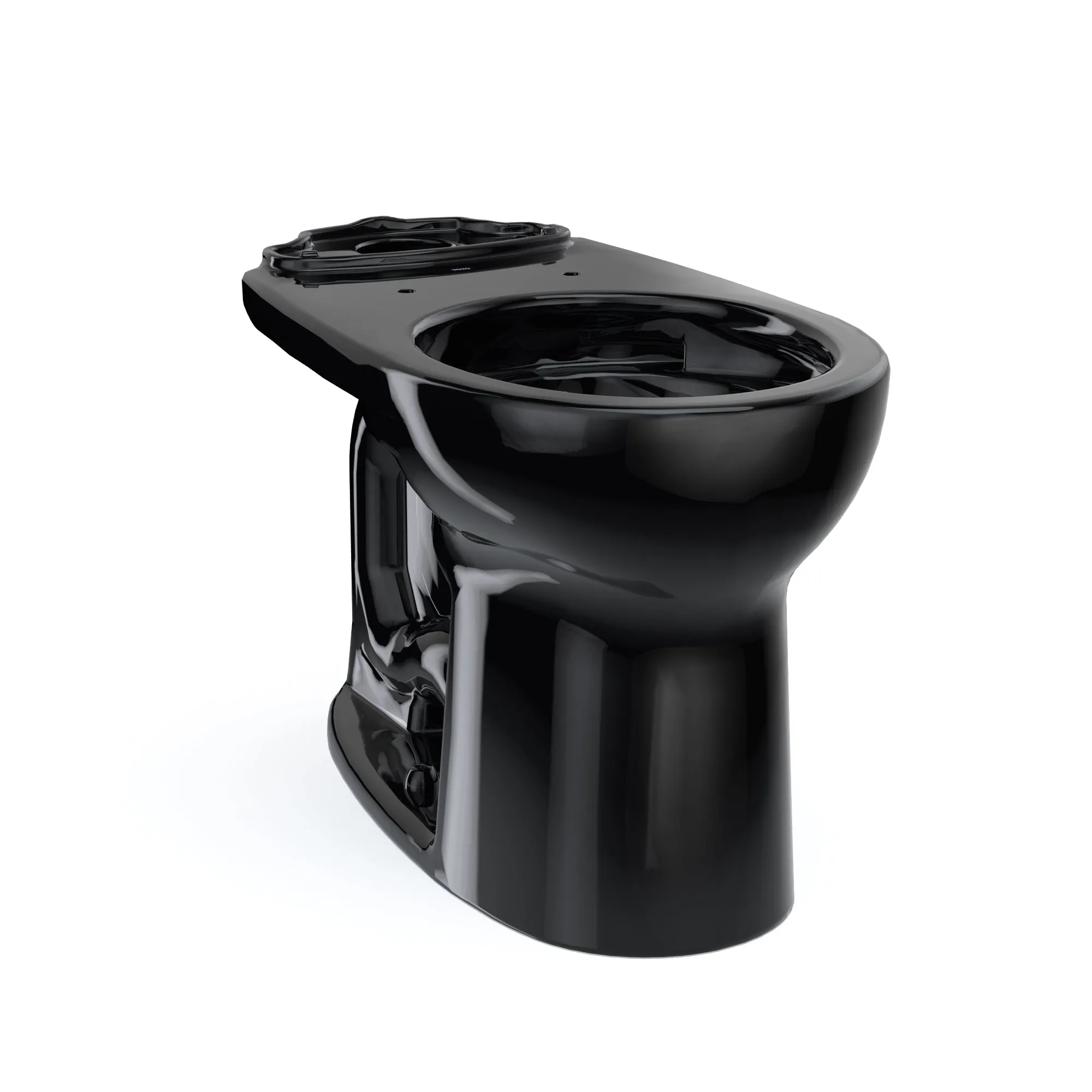 TOTO C775CEF#51 Drake Round TORNADO FLUSH Toilet Bowl, Ebony