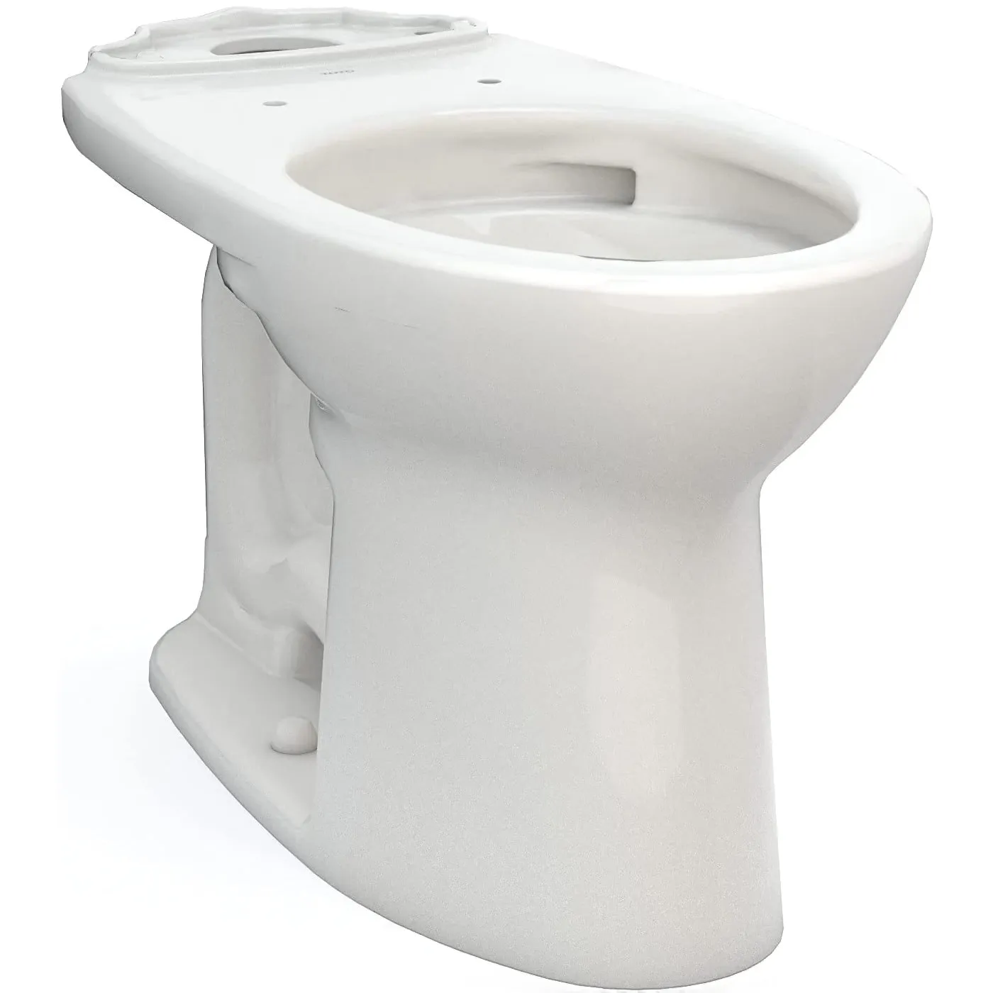 TOTO C776CEFG#11 Drake Elongated Toilet Bowl with CEFIONTECT and Tornado Flush, Colonial White