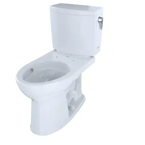 TOTO CST454CUFRG#01 Drake II 1G 2-Piece 1.0 GPF Toilet & Right-Hand Trip Lever, Cotton White