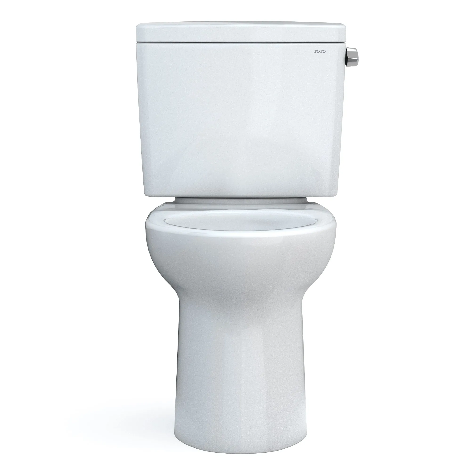 TOTO CST776CEFRG.10#01 Drake Two-Piece Elongated Universal Height Toilet with Right-Hand Lever, 10" Rough-In