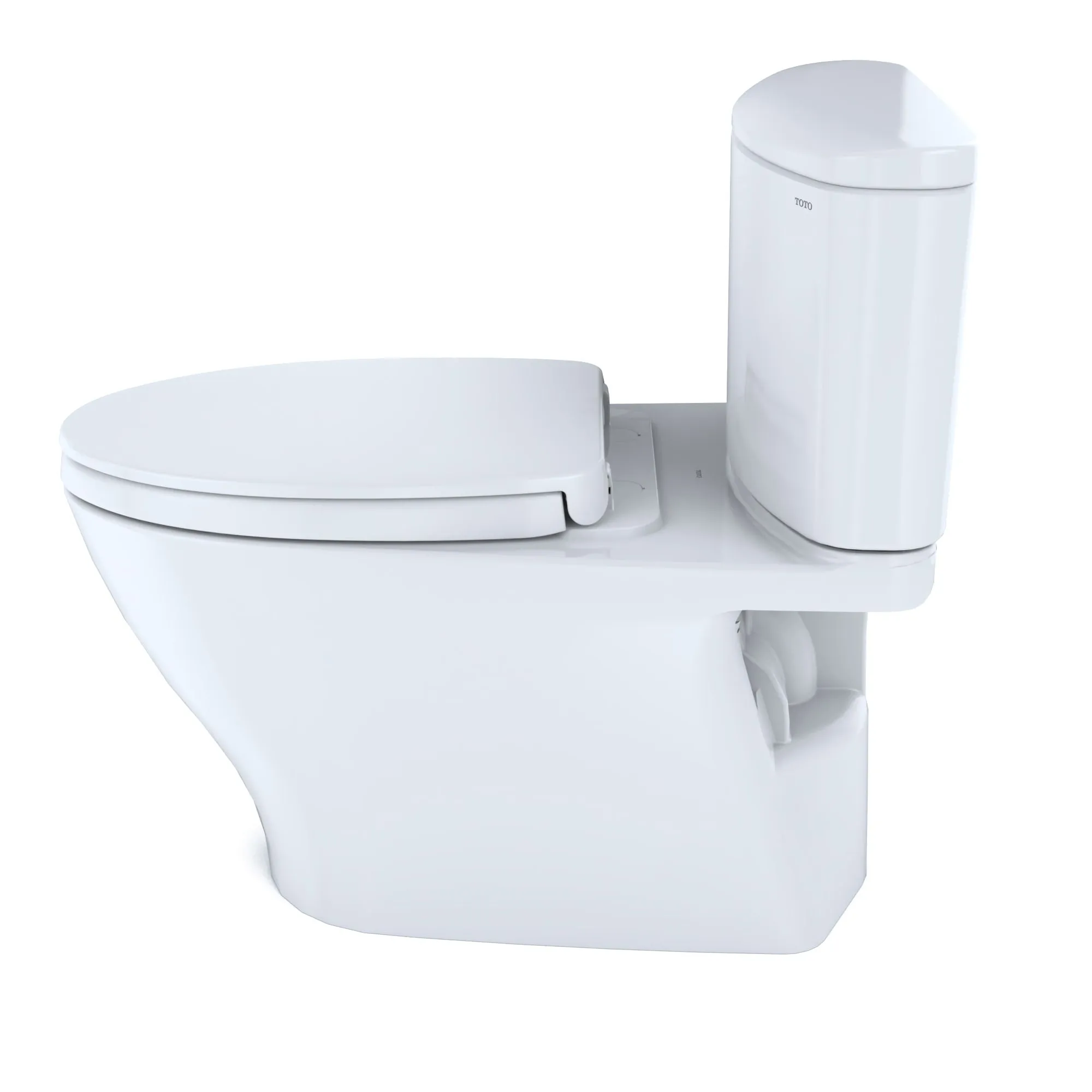 TOTO MS442124CEFG#01 Nexus Two-Piece Elongated 1.28 GPF Toilet with SS124 SoftClose Seat, Washlet  Ready