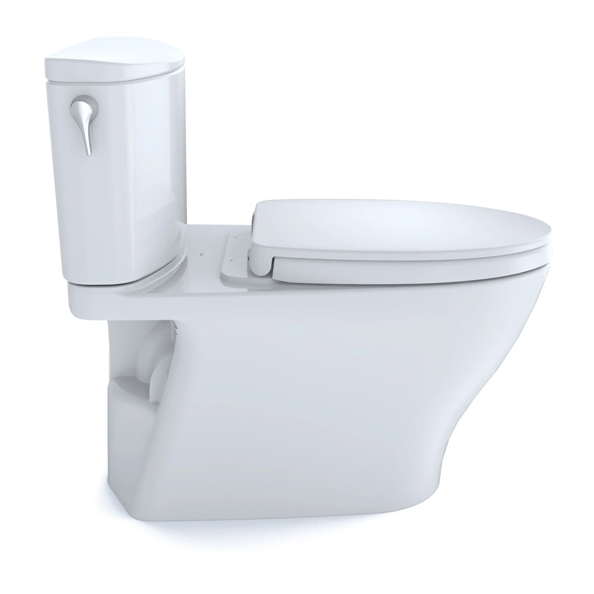 TOTO MS442124CEFG#01 Nexus Two-Piece Elongated 1.28 GPF Toilet with SS124 SoftClose Seat, Washlet  Ready