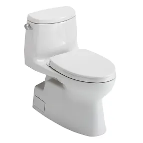 TOTO MS614124CEFG#01 Carlyle II One-Piece Toilet with SS124 SoftClose Seat, WASHLET  Ready, Cotton White