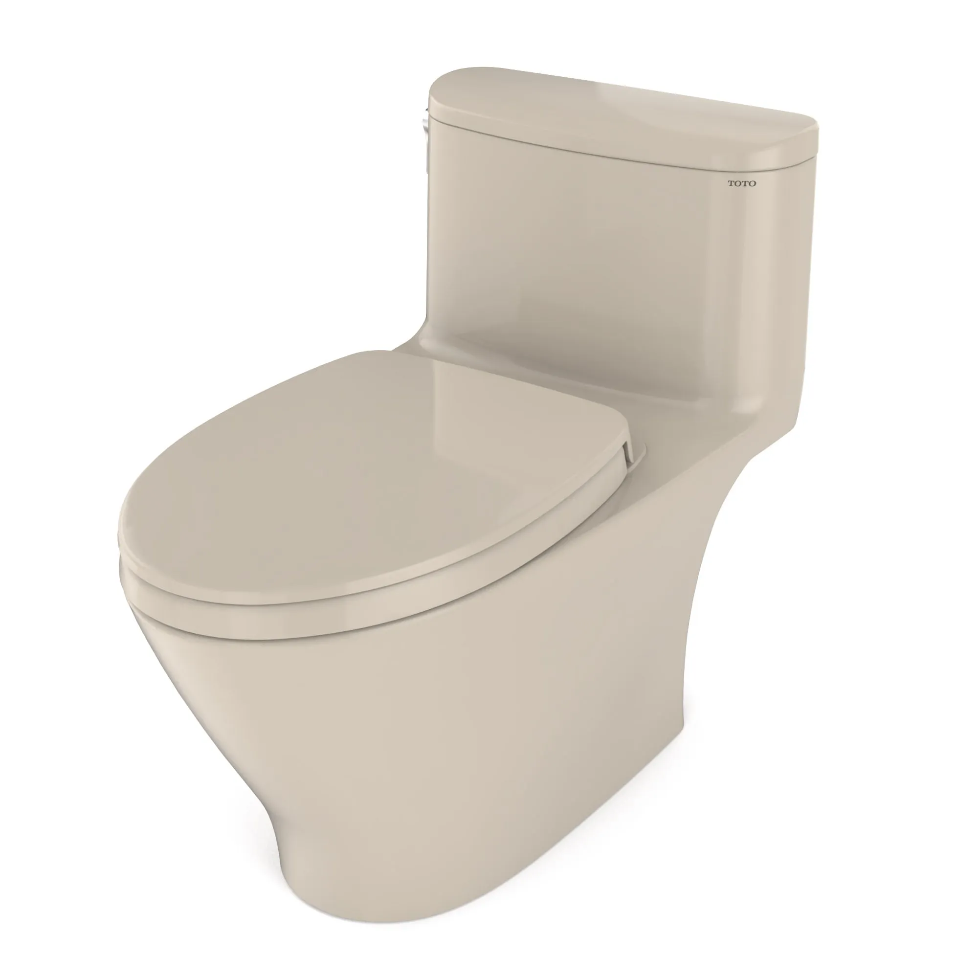 TOTO MS642124CEFG#03 Nexus One-Piece Toilet with SS124 SoftClose Seat, Washlet  Ready, Bone Finish