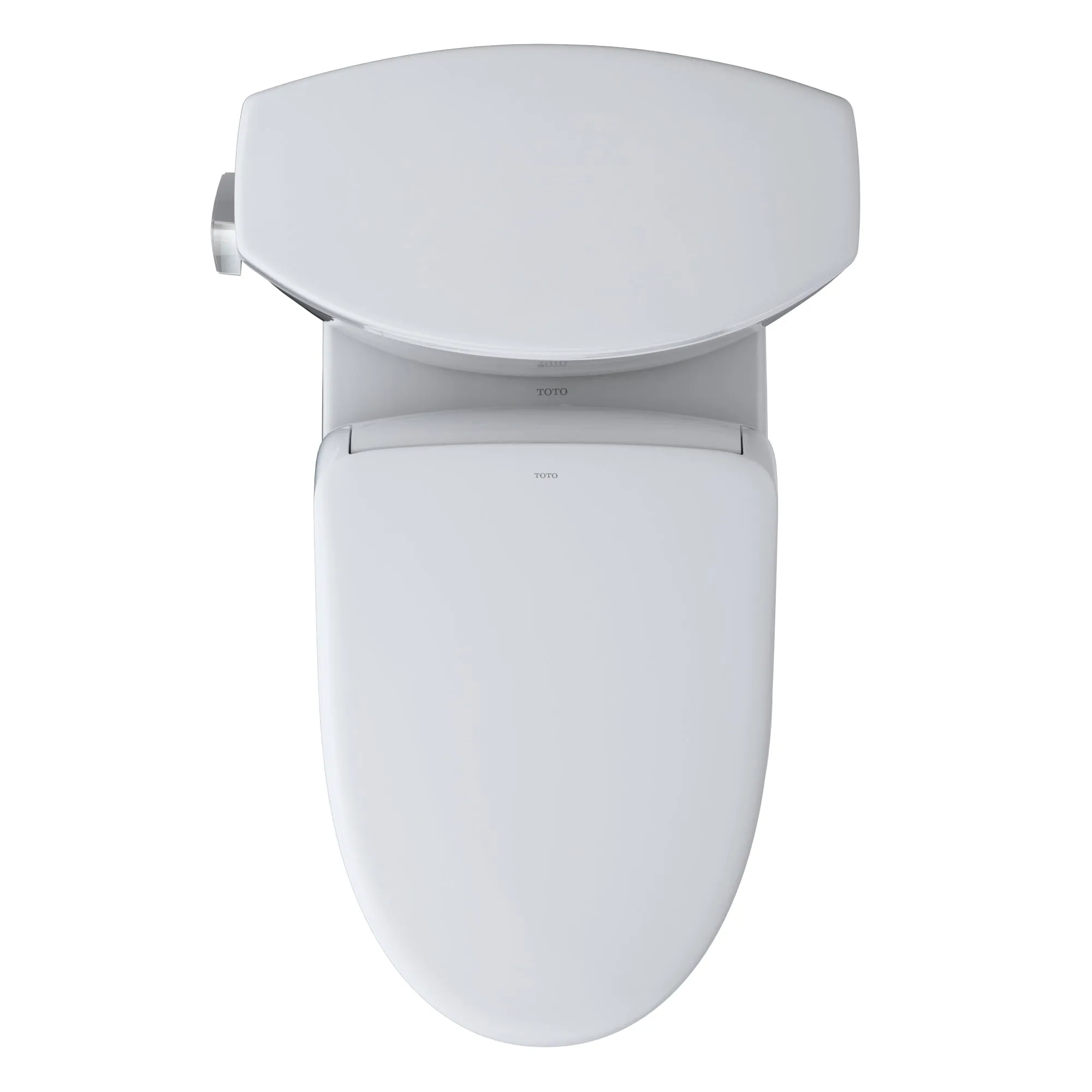 TOTO MW4544736CEFGA#01 WASHLET  Drake II Two-Piece Toilet with Auto Flush WASHLET  S7A Bidet Seat