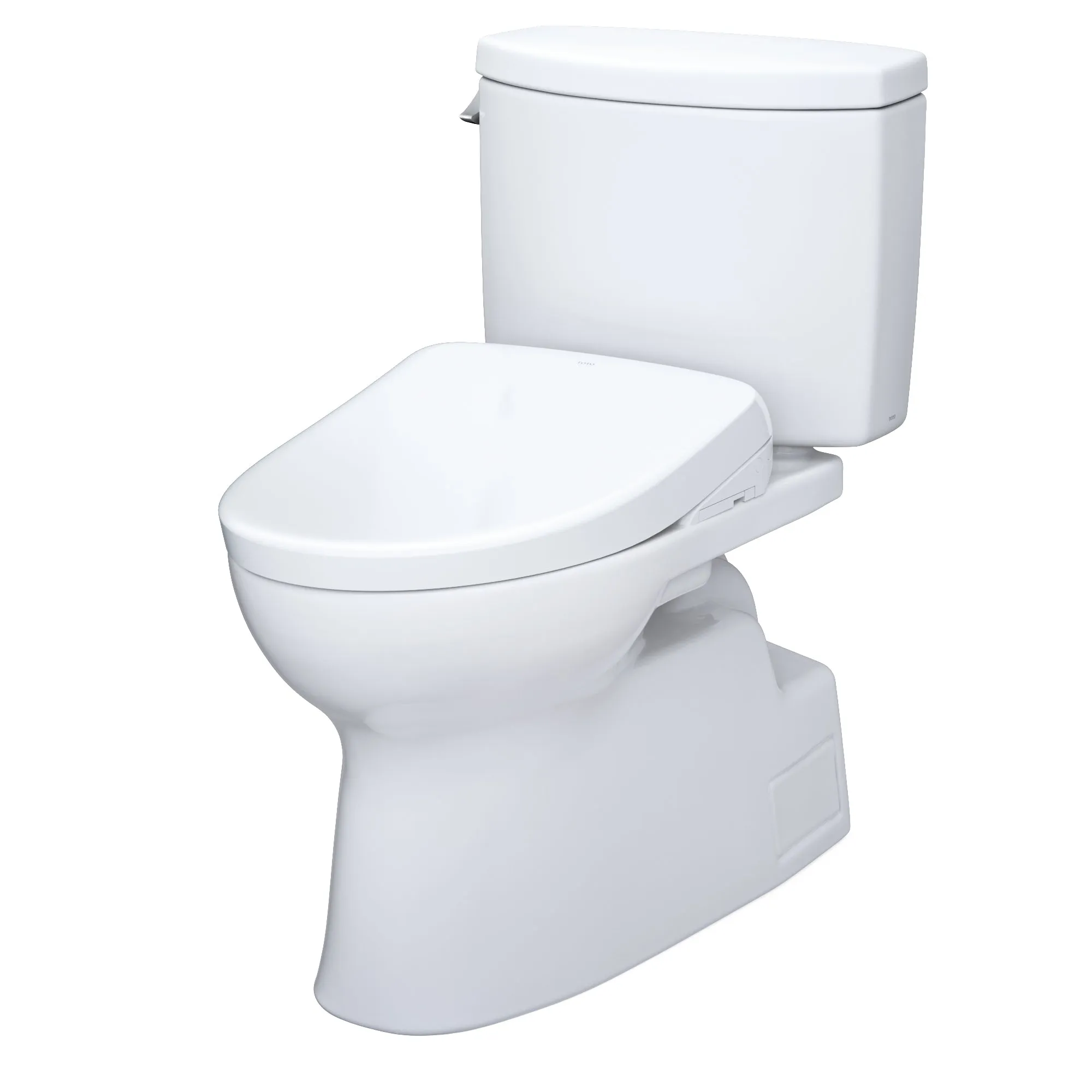 TOTO MW4744726CEFGA#01 WASHLET  Vespin II Two-Piece Toilet with Auto Flush WASHLET  S7 Bidet Seat