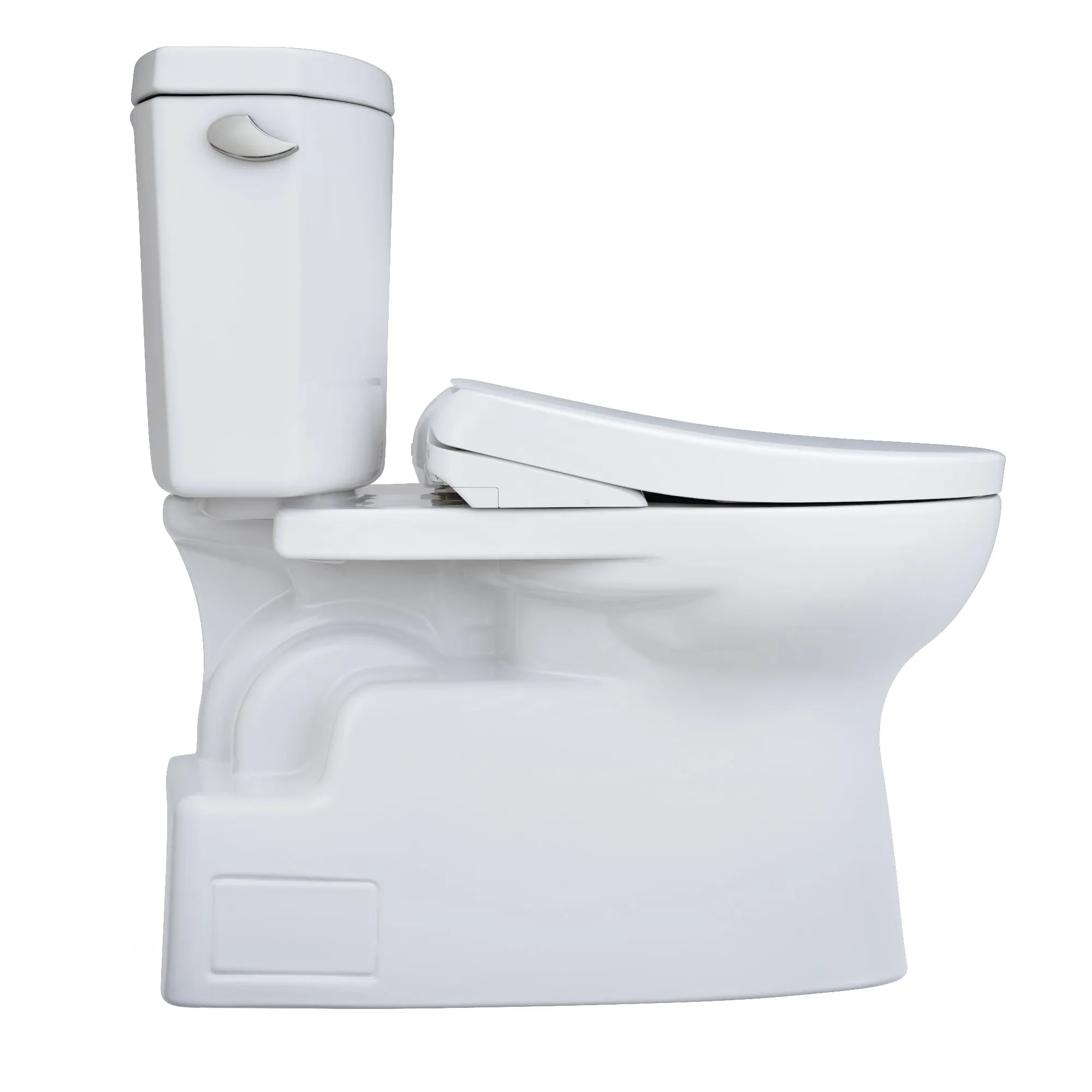 TOTO MW4744726CEFGA#01 WASHLET  Vespin II Two-Piece Toilet with Auto Flush WASHLET  S7 Bidet Seat