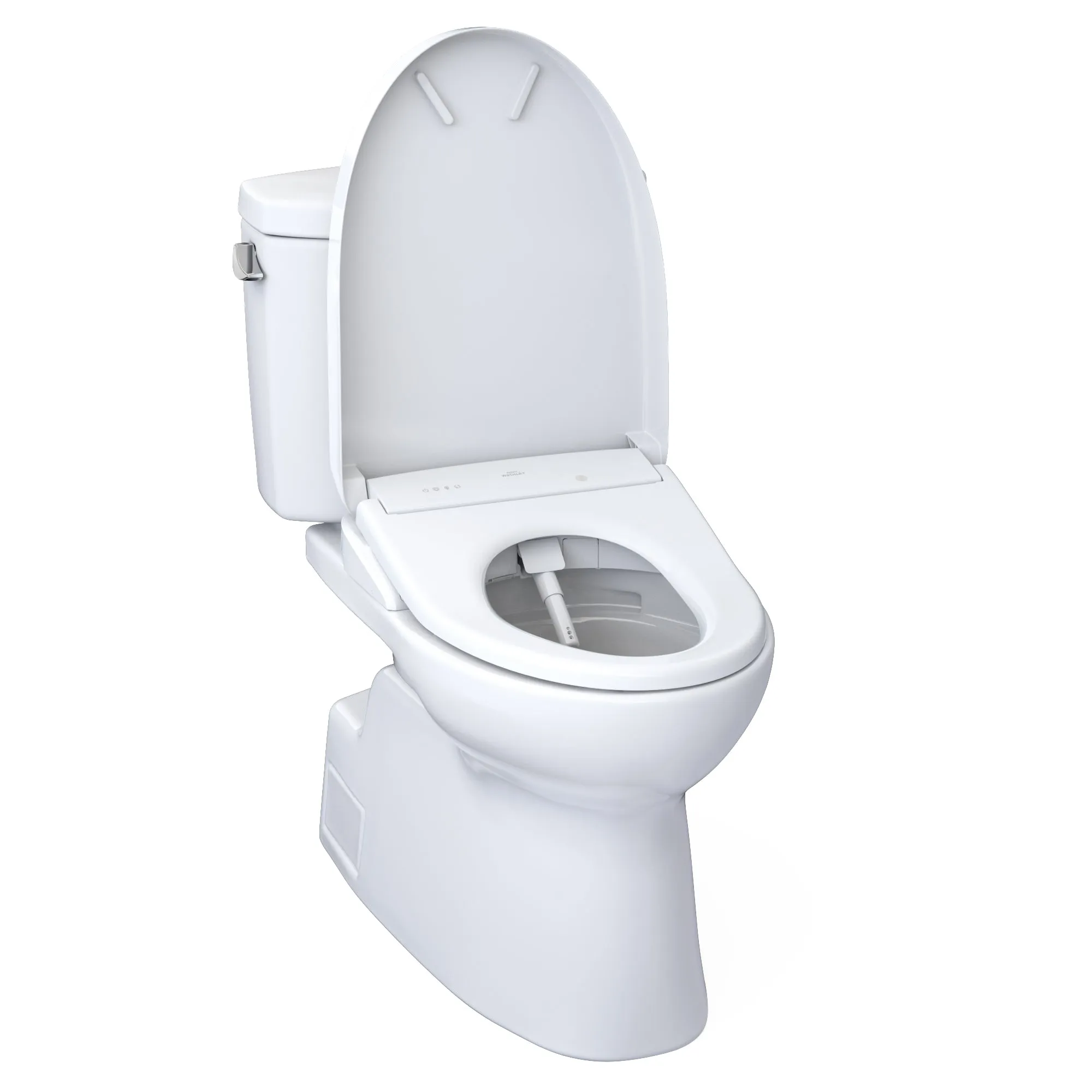 TOTO MW4744726CEFGA#01 WASHLET  Vespin II Two-Piece Toilet with Auto Flush WASHLET  S7 Bidet Seat