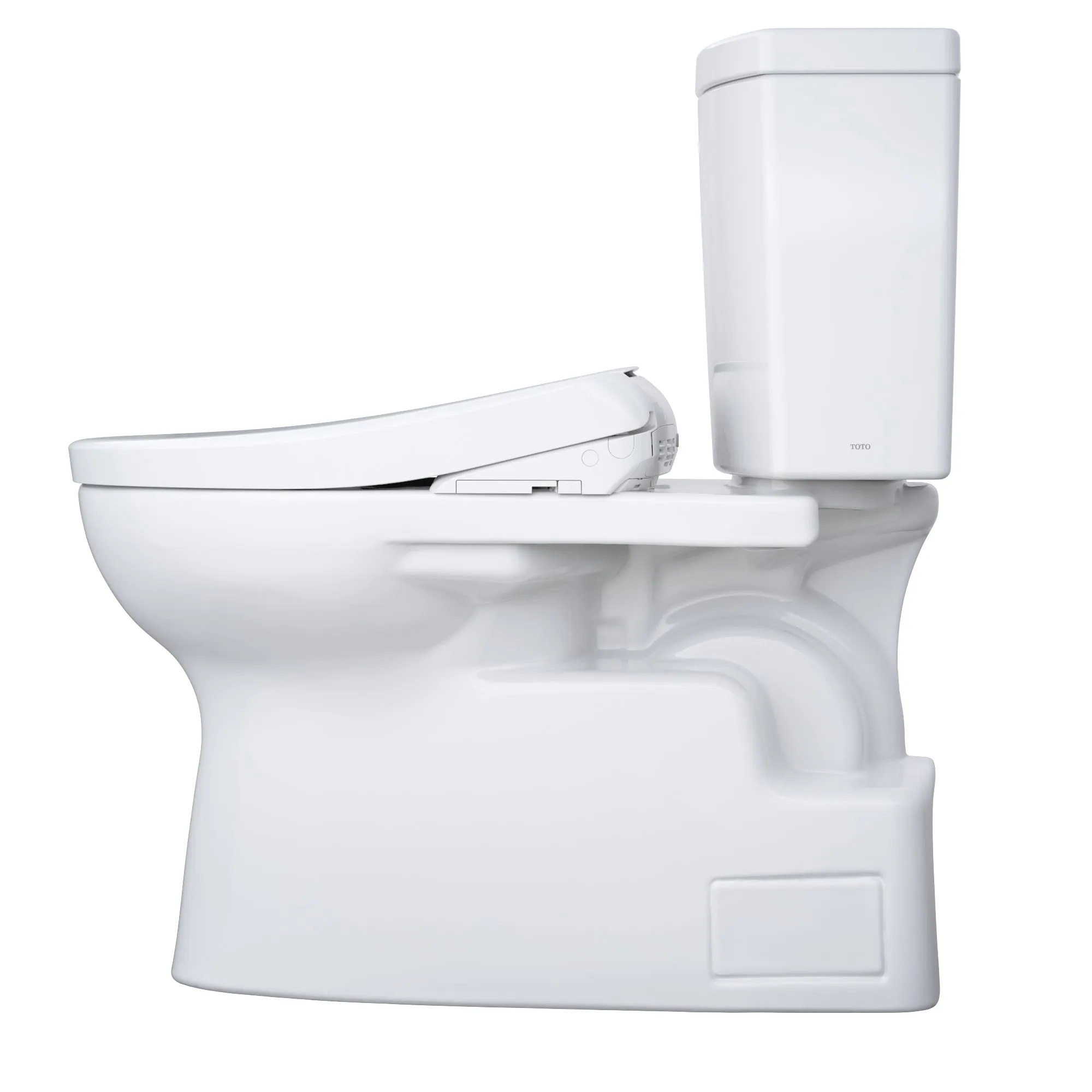 TOTO MW4744736CUFG#01 WASHLET  Vespin II 1G Two-Piece Toilet and WASHLET  S7A Bidet Seat, Cotton White