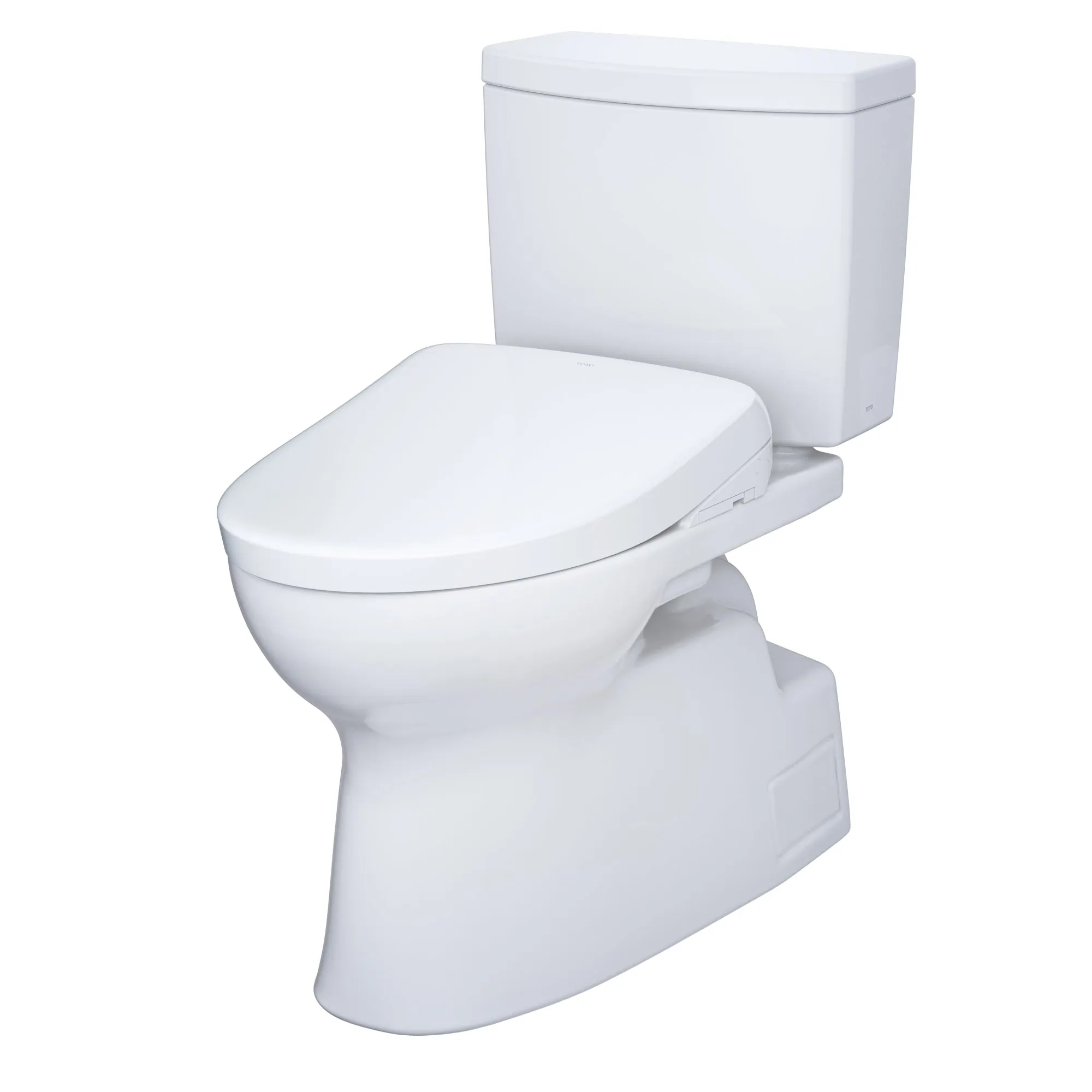 TOTO MW4744736CUFG#01 WASHLET  Vespin II 1G Two-Piece Toilet and WASHLET  S7A Bidet Seat, Cotton White