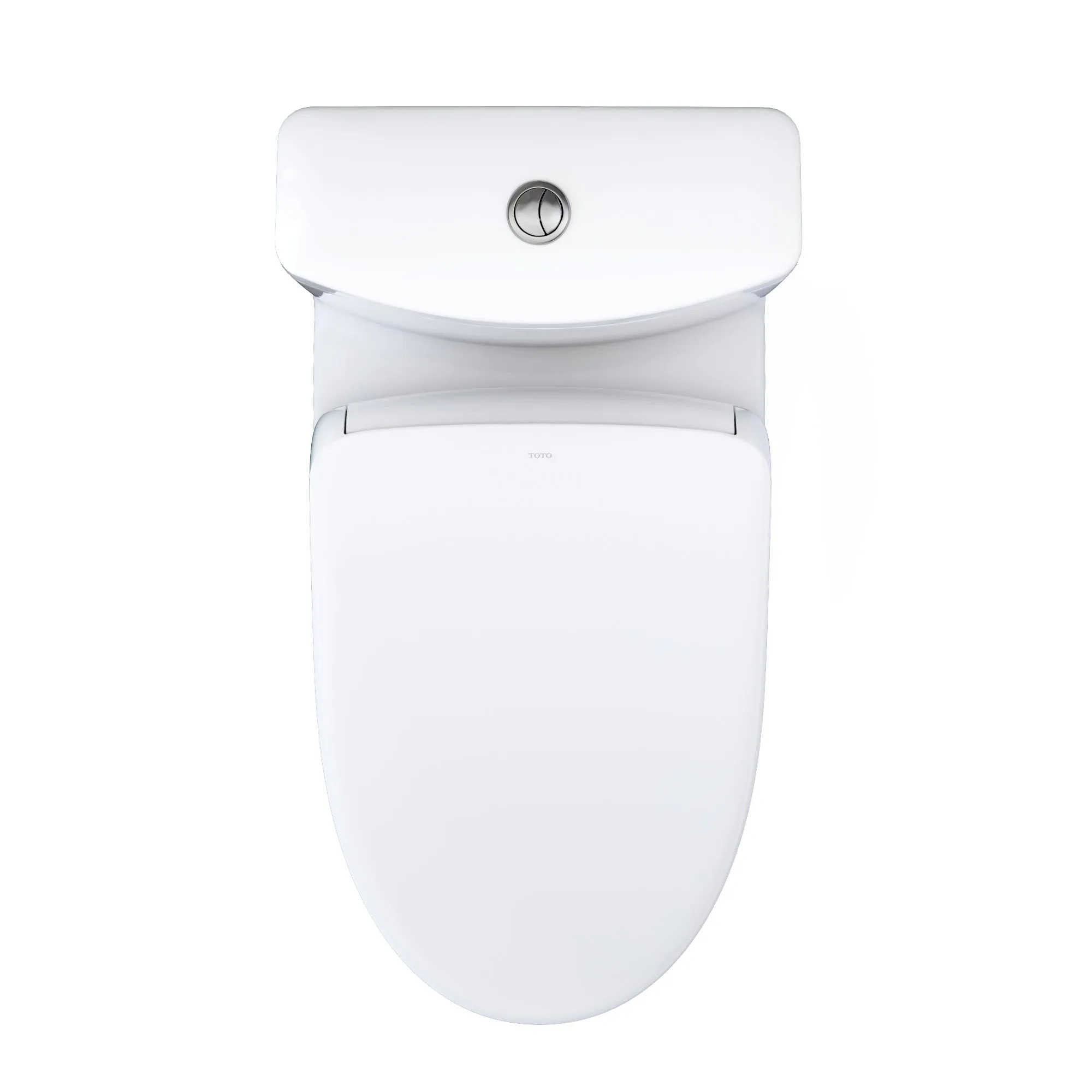 TOTO MW6464736CEMFGN#01 WASHLET  Aquia IV One-Piece Dual Flush Toilet with S7A Electric Bidet Seat