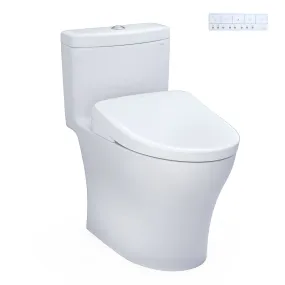 TOTO MW6464736CEMFGN#01 WASHLET  Aquia IV One-Piece Dual Flush Toilet with S7A Electric Bidet Seat