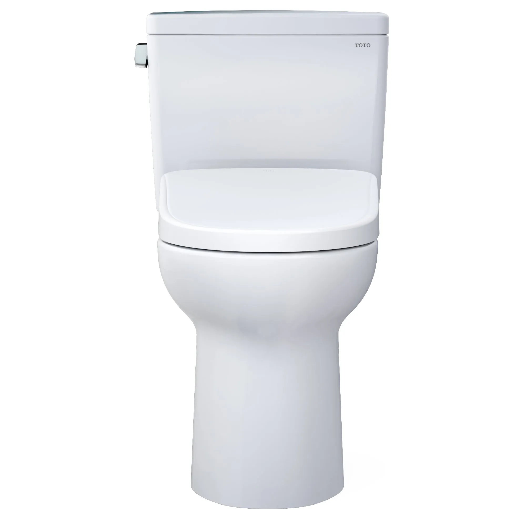 TOTO MW7764726CSFG#01 Drake Two-Piece Elongated Universal Height Toilet with S7 Bidet Seat