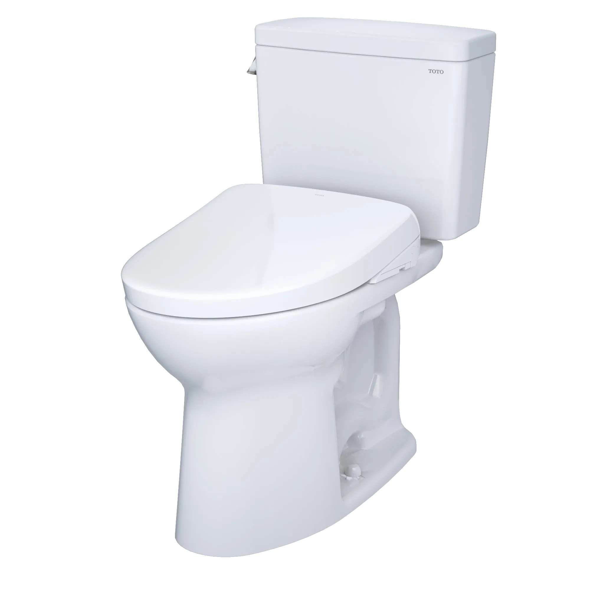 TOTO MW7764736CSFG.10#01 Drake WASHLET  Two-Piece Toilet with S7A Bidet Seat, 10" Rough-In