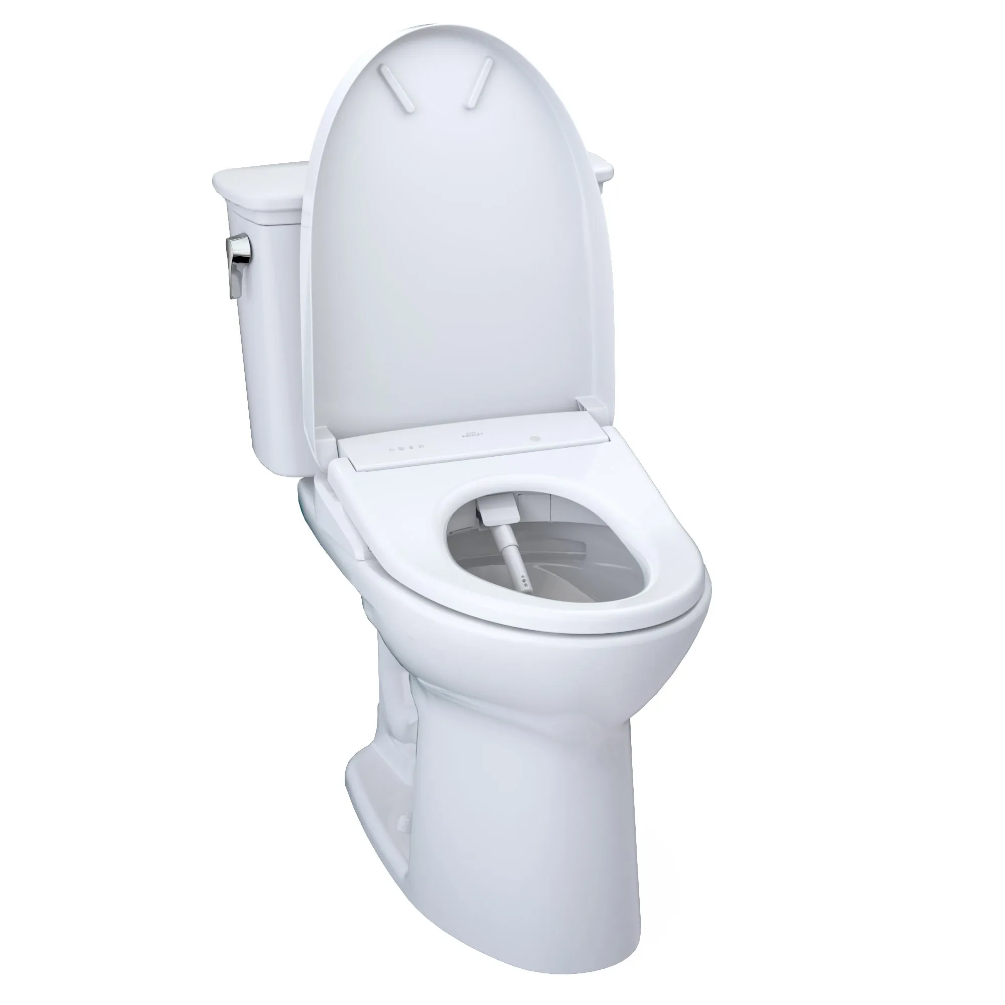 TOTO MW7864736CEFG#01 Drake Transitional WASHLET  Two-Piece Toilet with S7A Bidet Seat, Cotton White