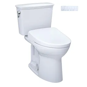 TOTO MW7864736CEFG#01 Drake Transitional WASHLET  Two-Piece Toilet with S7A Bidet Seat, Cotton White