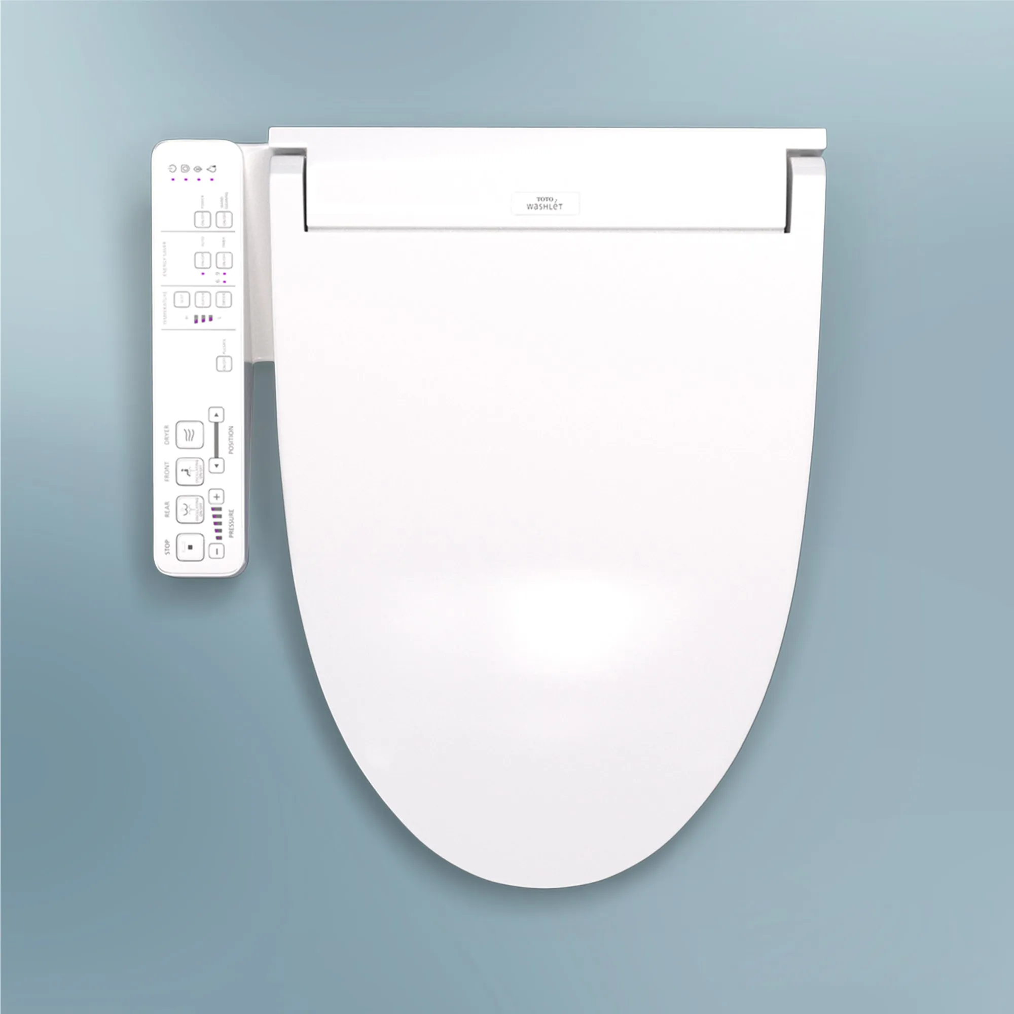 TOTO SW3024#01 WASHLET KC2 Bidet Toilet Seat with Heated Seat and SoftClose Lid, Elongated, Cotton White