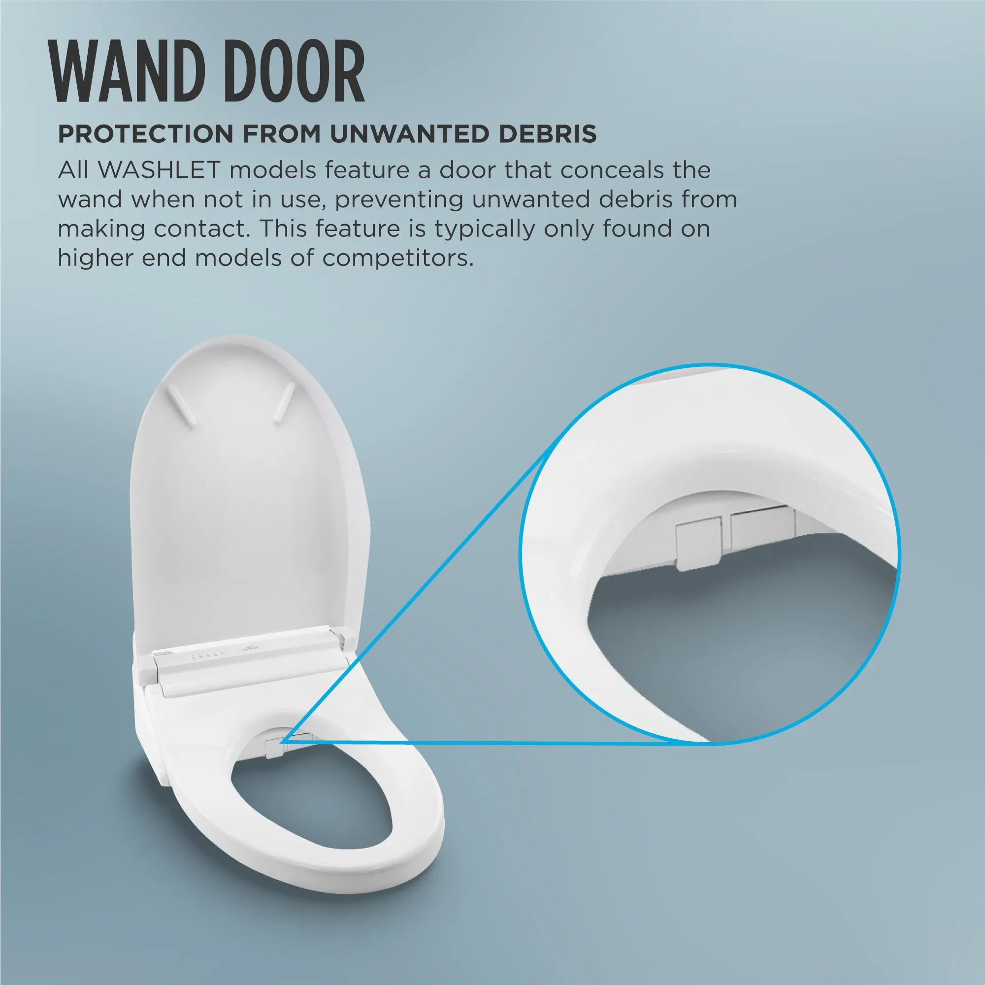 TOTO SW3024#01 WASHLET KC2 Bidet Toilet Seat with Heated Seat and SoftClose Lid, Elongated, Cotton White