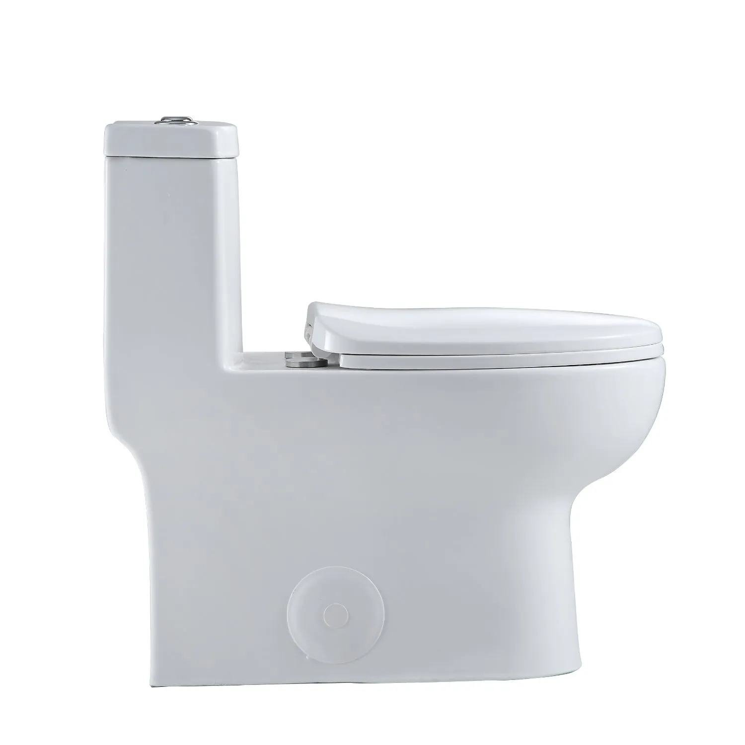 Venezia Dual Flush Elongated One-Piece Toilet (Seat Included)