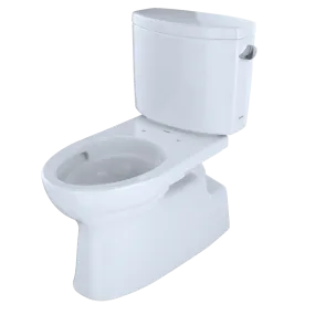 Vespin II Elongated 1.28 gpf Right Hand Lever Two-Piece Toilet in Cotton White