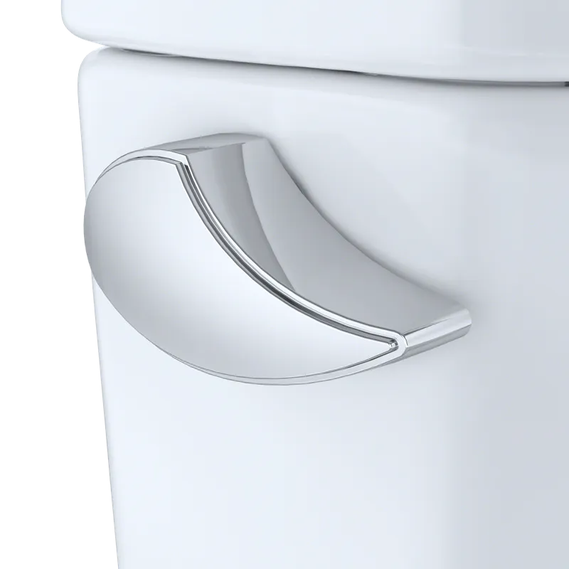 Vespin II Elongated 1.28 gpf Right Hand Lever Two-Piece Toilet in Cotton White