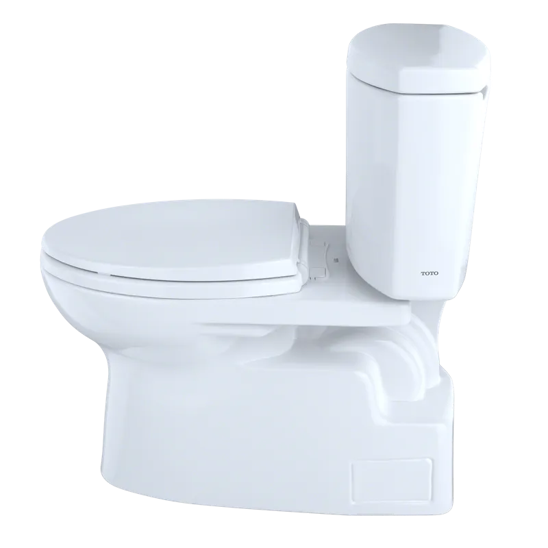 Vespin II Elongated 1.28 gpf Right Hand Lever Two-Piece Toilet in Cotton White