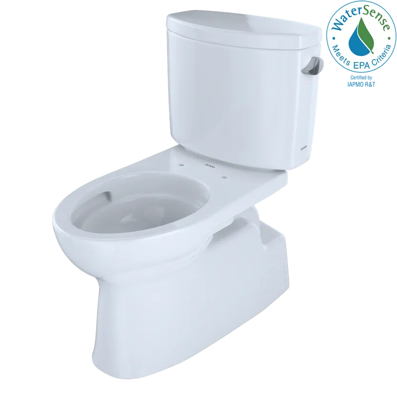 Vespin II Elongated 1.28 gpf Right Hand Lever Two-Piece Toilet in Cotton White