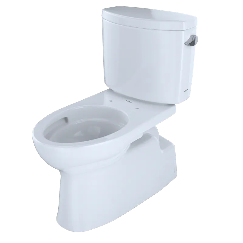 Vespin II Elongated 1.28 gpf Right Hand Lever Two-Piece Toilet in Cotton White