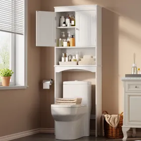 Victure AP12 Over The Toilet Storage Cabinet with Adjustable Shelf and Double Doors