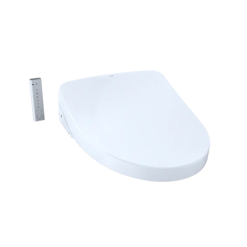 Washlet  S500e Elongated Electronic Classic Bidet Seat with Auto Flush in Cotton White