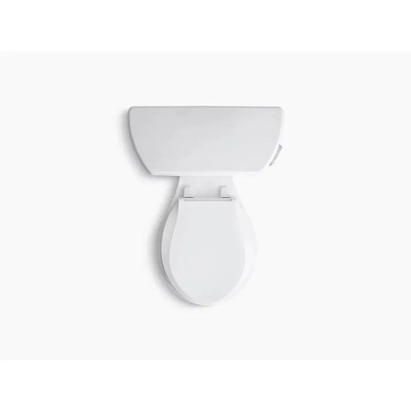 Wellworth Classic Round 1.28 gpf Right Hand Trip Lever Two-Piece Toilet in White