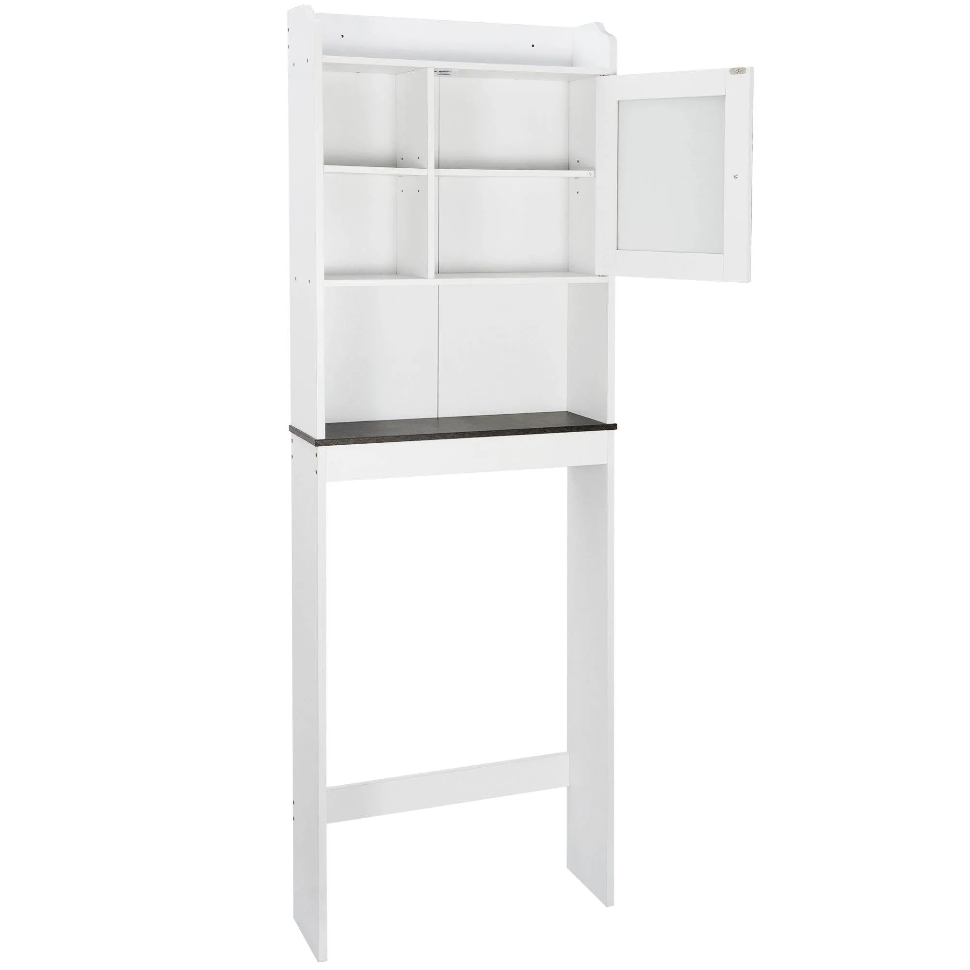 ZENY™ Over The Toilet Storage Cabinet, Bathroom Organizer with Adjustable Shelf